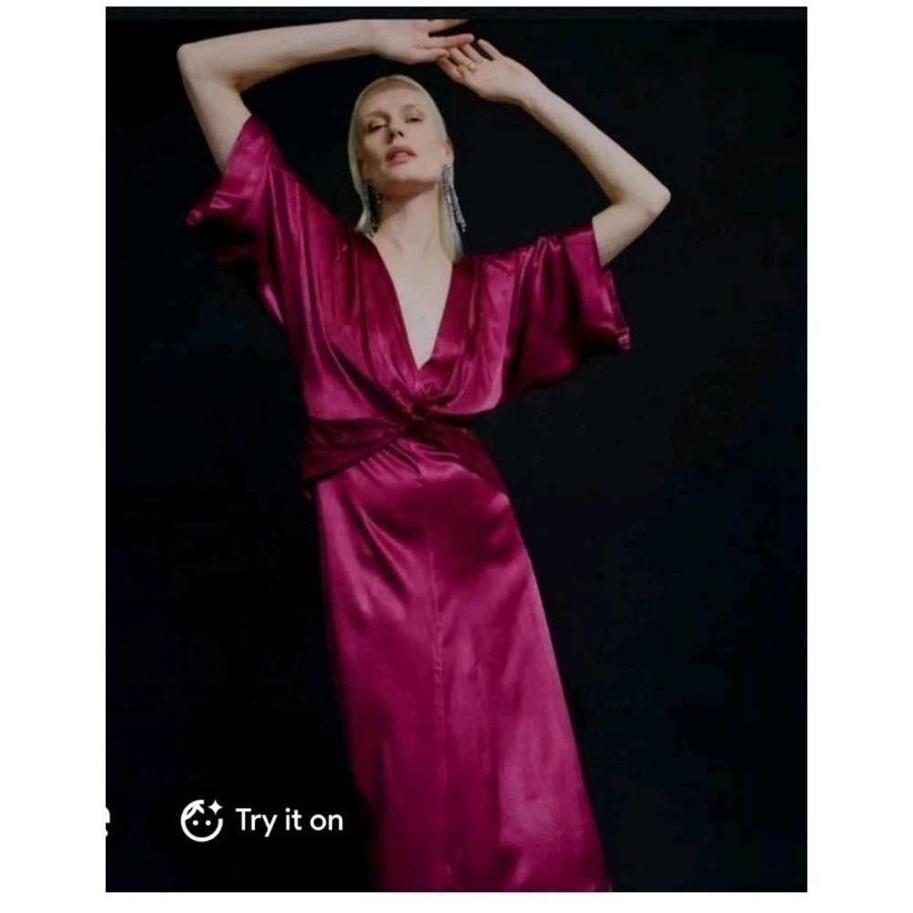 Copengenmuse Dress Balby Dress Elegent Wedding Guest Formal Gown Satin Luxery